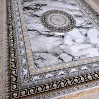 فرش مدل ایتالیا&رنگ نقره