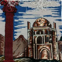 تابلوفرش دستبافت کاملا نو