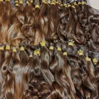 موی زال، خام، رنگ شده