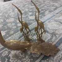 طاووس و لک لک برنجی|صنایع دستی و سایر لوازم تزئینی|تهران, شادآباد|دیوار