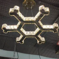 لوستر کریستالی|لوستر و چراغ آویز|بیرجند, |دیوار
