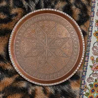 سینی مسی قلم زنی