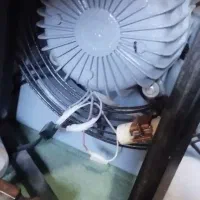 دمنده  موتور انژکتور  صنعتی|پنکه و تصفیه‌کنندهٔ هوا|میانه, |دیوار