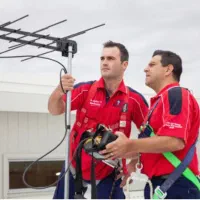 نصب آنتن ثابت و گردان