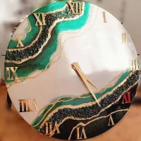 ساعت دیواری رزینی