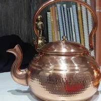 کتری و قوری مسی|قوری، کتری، قهوه‌ساز دستی|اهواز, زیتون کارمندی|دیوار