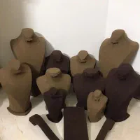 مانکن طلا  مخمل قهوه ای