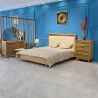 سرویس خواب مدل حصیری ترند//آقای چوبی|تخت و سرویس خواب|خمینی‌شهر, |دیوار