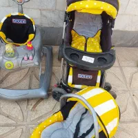 ست کالسکه و روروک و کریر|کالسکه و لوازم جانبی|خوی, |دیوار