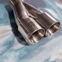 سر اگزوز استیل دو خروجی با امکان سفارشی‌سازی|قطعات یدکی و لوازم جانبی|تهران, شهرک گلها (تهرانسر)|دیوار