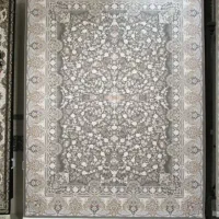 فرش 1500 شانه محتشم کاشان طرح باغ جان سیلور