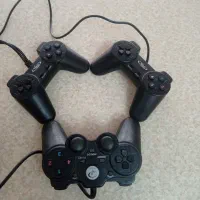 دوعدد دسته بازی کامپیوتر طرح ps4