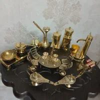 برنجی برنزی ظروف آشپزخانه مجسمه دکوری برنزمیز