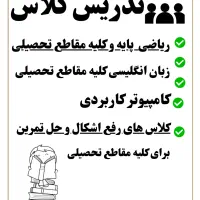 تدریس کلاس های زبان ریاضی و کامپیوتر