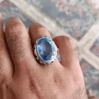 انگشتر توپازآبی|جواهرات|زنجان, |دیوار