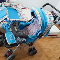 ست کالسکه کیسه خواب ،کریر،ساک و گهواره کودک|کالسکه و لوازم جانبی|هندیجان, |دیوار