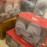 سرویس چینی آلمانی ۱۸ نفره طلاکوب نو استفاده نشده
