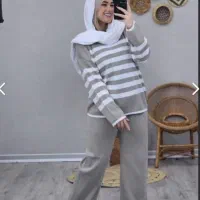 بلوز شلوار قد کار ۷۱ قد شلوار ۱۰۰ ست بافت