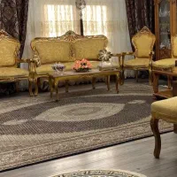 یک دست مبلمان استیل سلطنتی مدل فرهی ۴ گل ۹ نفره|مبلمان خانگی و میز عسلی|تهران, اختیاریه|دیوار