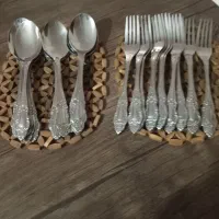 قاشق وچنگال ۱۲ عدد