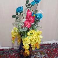 گل مصنوعی به همراه گلدان|گل مصنوعی|سبزوار, ولیعصر (نجار آباد)|دیوار