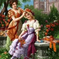 دار و فرش نیمه کاره دختر آرایشگر