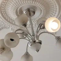 ۵ عدد لوستر  و  تک شاخه دیواری ۳ عدد