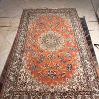 فرش ۴ متری گل ابریشم نائین