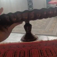 شیرینی خوری مسی دو طبقه ،شیرینی خوری پایه دار مسی|ظروف سرو و پذیرایی|خرمآباد, |دیوار