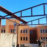 جوشکاری سیار سقف شیروانی .سایه بان. شاسی کشی ‌.
