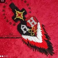 تسبیح زندان بافت|بدلیجات|شیراز, شاهچراغ|دیوار