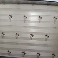 پرده زبرا گلدار