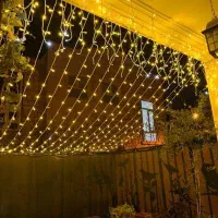 ریسه کریستالی در شیراز|ریسه و چراغ تزئینی|شیراز, فخرآباد (دروازه کازرون)|دیوار