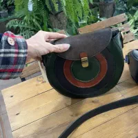 کیف پیاده روی چرم طبیعی|کیف، کفش، کمربند|ساری, |دیوار