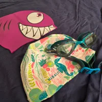 کلاه وعینک شنا nabaiji