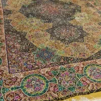 فرش ابریشم تک تالار کلاسیک
