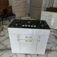 اجاق گاز B2 صحفه شیشه ای و استیل تعویض نو با کهنه