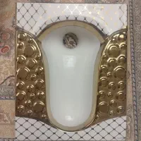 کاسه توالت ایرانی طلایی نونو