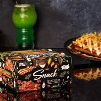 چاپ جعبه فست فودسوخاری سیب هولدر ساندویچ همبر سینی