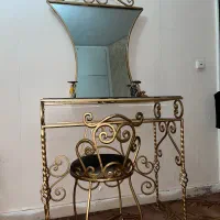 تخت و میز ارایش  فرفورژه