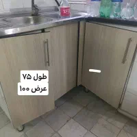 کابینت فلزی تمیز با درب چوبی|مصالح و تجهیزات ساختمان|تهران, صاحب الزمان|دیوار