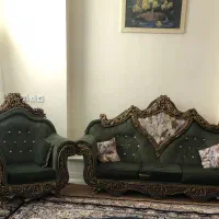 بخاری ،مبل ۸نفره با یک میز عسلی بزرگ|مبلمان خانگی و میز عسلی|مشهد, شهرآرا|دیوار