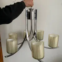 لوستر ۶ شاخه فلزی