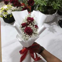 دسته گل رز  دادوی بسته ۷۰