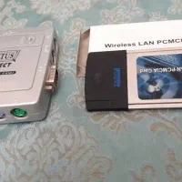 سوئیچ کنترل دو کامپیوتر KVM و کارت LAN Wireless|قطعات و لوازم جانبی رایانه|تهران, شمس‌آباد|دیوار