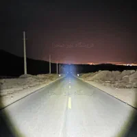 چراغ قوه پیشانی کیلومتری 2لامپ نور سفید زرد زومدار