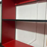 کتابخانه MDF سالم در حد نو / قرمز|کتابخانه، شلف، قفسه‌های دیواری|اصفهان, ملک‌شهر|دیوار