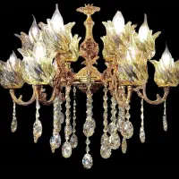 لوستر۱۲...شعلهه پولکی با میان شاخه پرکار پرنور