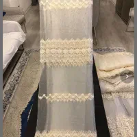 چند پرده در اندازه های مختلف نو استفاده نشده|پرده، رانر، رومیزی|تهران, سعادت‌آباد|دیوار