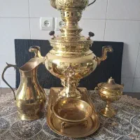 سماور ذغالی برنجی